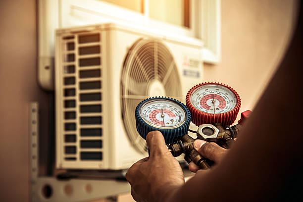 Professional Hvac Maintenance technician working in Colfax, LA